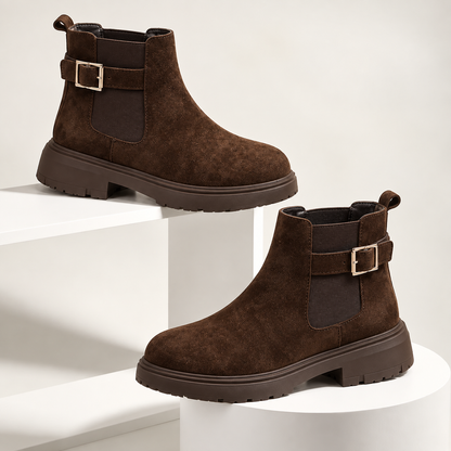 Women’s Suede Ankle Boots – Elegant Comfort for Every Step