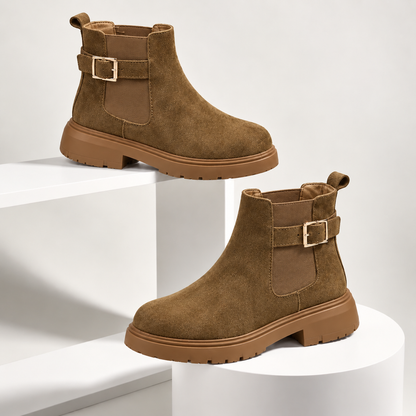 Women’s Suede Ankle Boots – Elegant Comfort for Every Step