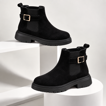 Women’s Suede Ankle Boots – Elegant Comfort for Every Step