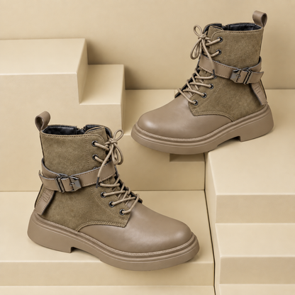 Premium Women’s Lace-Up Ankle Boots – Style, Comfort &Quality