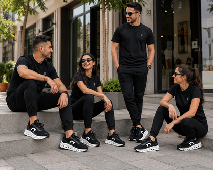 Chaussures de course légères pour hommes – Baskets en maille respirante avec semelle épaisse et amortissante