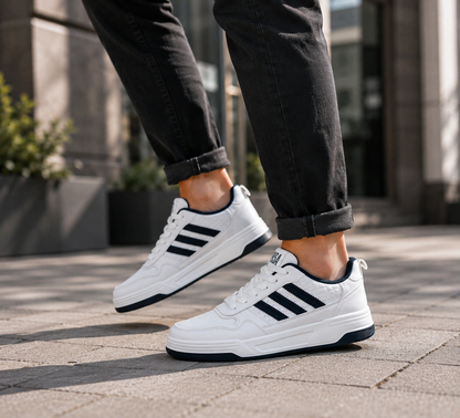 Baskets décontractées pour hommes – Chaussures de marche légères antidérapantes à lacets 