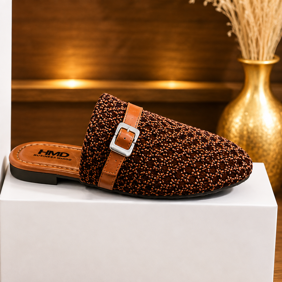 Mules élégantes et confortables pour femme – Légères à enfiler avec boucle chic