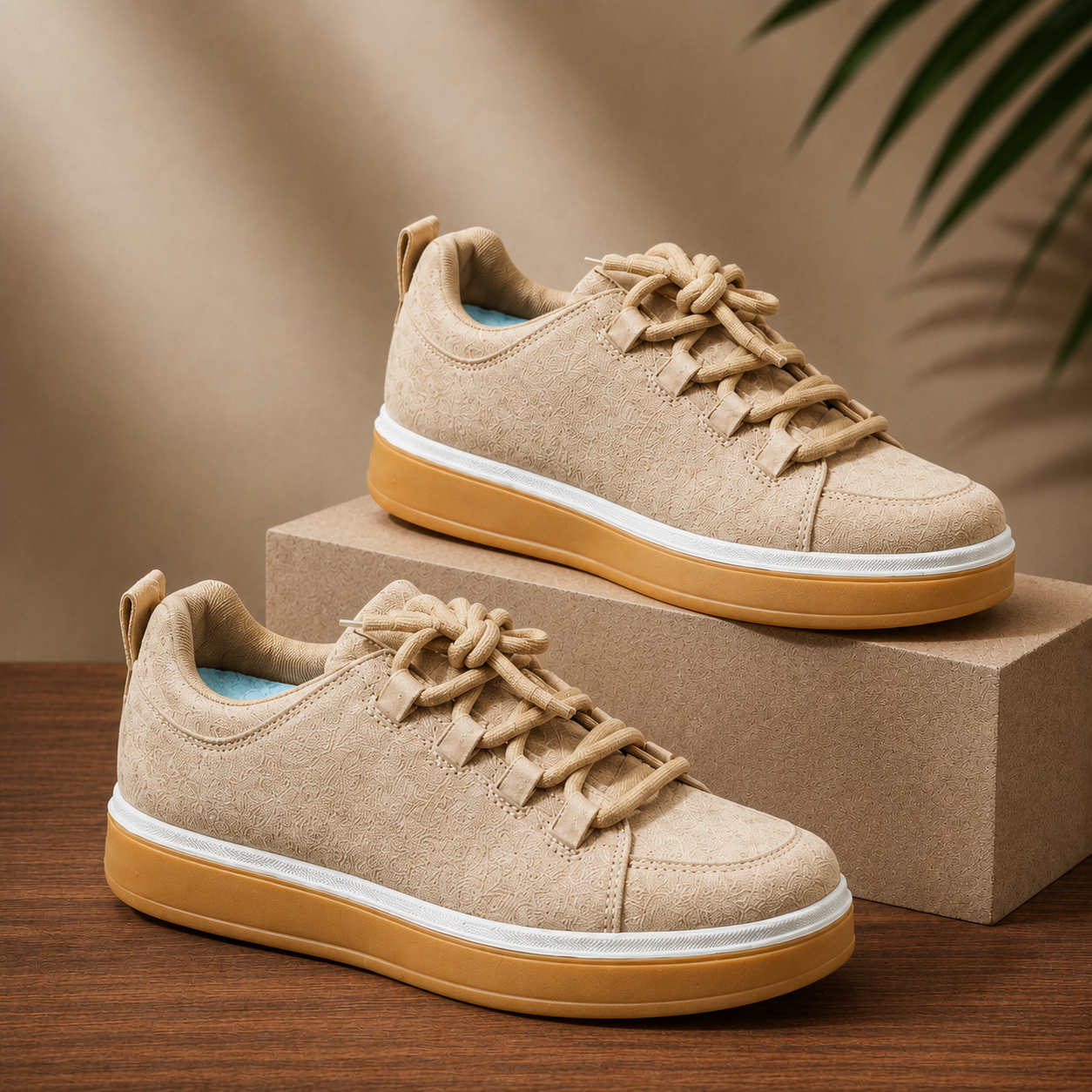 Trendy Women’s Platform Sneakers – Minimal Design, All-Day Comfort