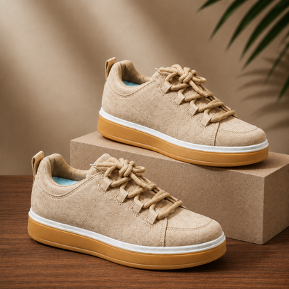 Trendy Women’s Platform Sneakers – Minimal Design, All-Day Comfort