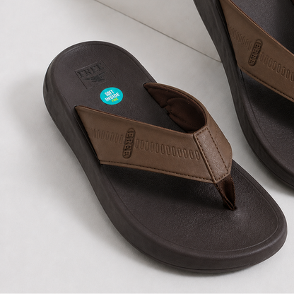 Men’s Lightweight Comfort Flip-Flops – Thick Cushioned Sole