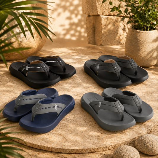 REISF™ Luxury Orthopedic Men’s Sandal — 3 cm Cushy Sole · Water-Proof · Anti-Slip
