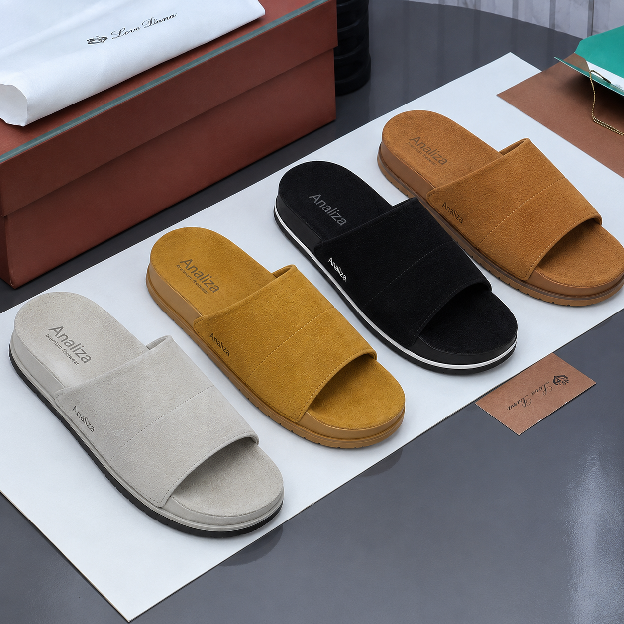Analiza  Men’s Comfort Slide Sandals