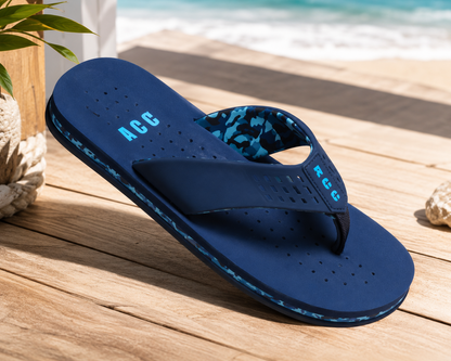 Men's Lightweight – Soft Cushioned Beach Sandals, Non-Slip Summer Casual Thong Slippers for Indoor & Outdoor