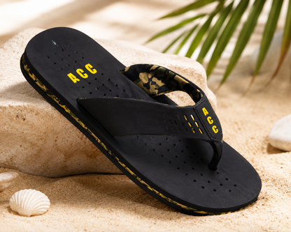 Men's Lightweight – Soft Cushioned Beach Sandals, Non-Slip Summer Casual Thong Slippers for Indoor & Outdoor