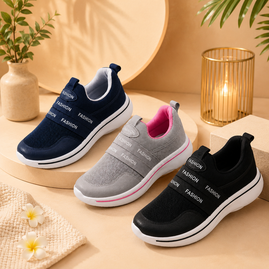 Women’s Lightweight Breathable Slip-On Walking Sneakers