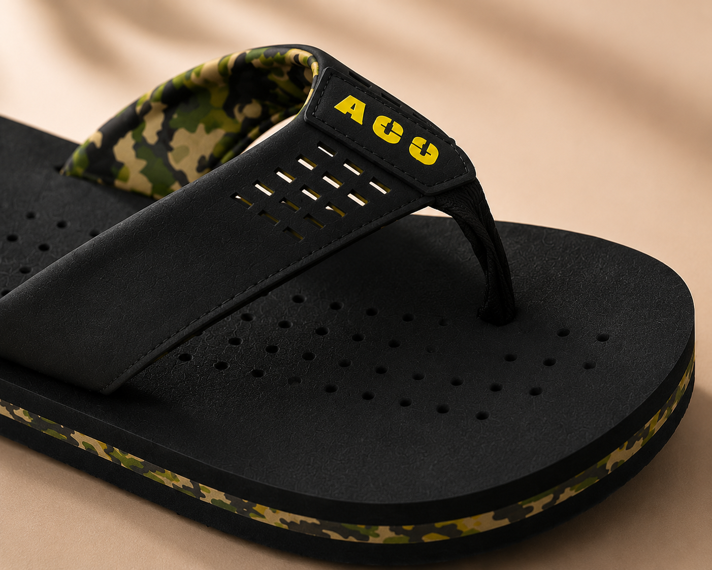 Men's Lightweight – Soft Cushioned Beach Sandals, Non-Slip Summer Casual Thong Slippers for Indoor & Outdoor
