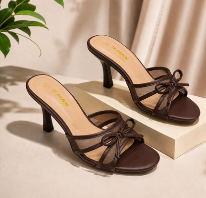 Timeless Elegance Bow Heels – Minimalist Chic Comfort Slip-Ons