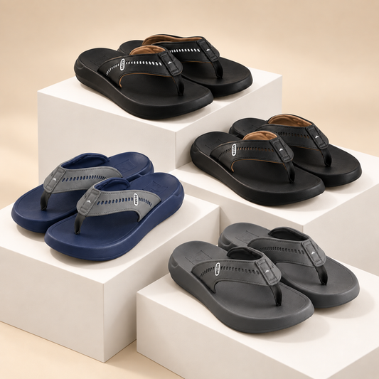 REISF™ Luxury Orthopedic Men’s Sandal — 3 cm Cushy Sole · Water-Proof · Anti-Slip