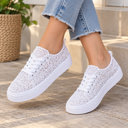 Baskets en dentelle pour femme – Le confort élégant au quotidien
