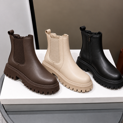 Bottines Chelsea haut de gamme pour femme – Style intemporel et confort au quotidien