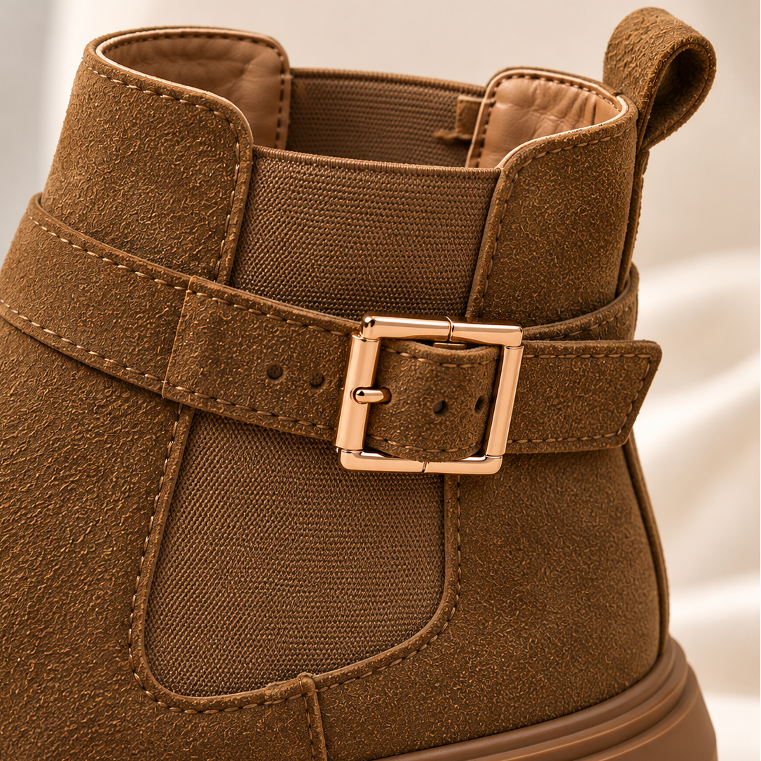 Women’s Suede Ankle Boots – Elegant Comfort for Every Step