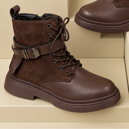 Premium Women’s Lace-Up Ankle Boots – Style, Comfort &Quality