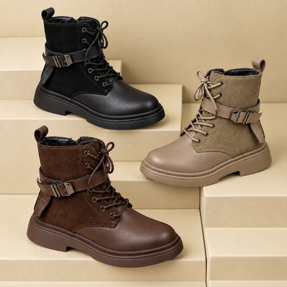 Premium Women’s Lace-Up Ankle Boots – Style, Comfort &Quality