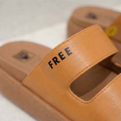 Sandales compensées double bride pour femme – Légères et confortables
