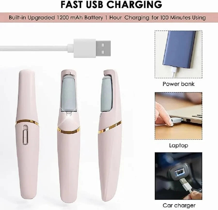 جهاز لإزالة القشور والجلد الميت في الكعب.