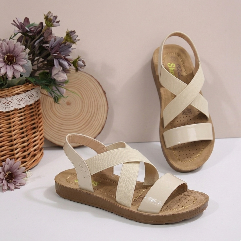 Sandales croisées pour femmes élégantes et confortables – Style quotidien léger