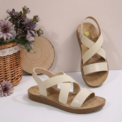 Sandales croisées pour femmes élégantes et confortables – Style quotidien léger