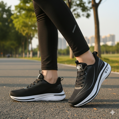 Women’s Lightweight Platform Running Sneakers – Cushioned Sport & Casual Shoes