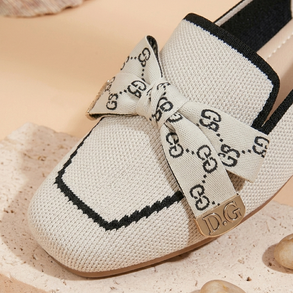 Women’s Stylish Bow-Knot Slip-On Ballet Flats – Casual Comfort Loafers