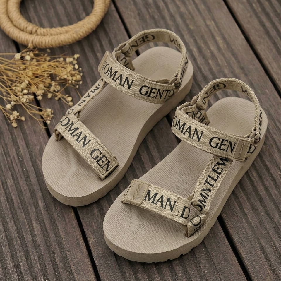 Women’s Gentlewoman Strap Flat Sandals – Trendy Casual Summer Footwear