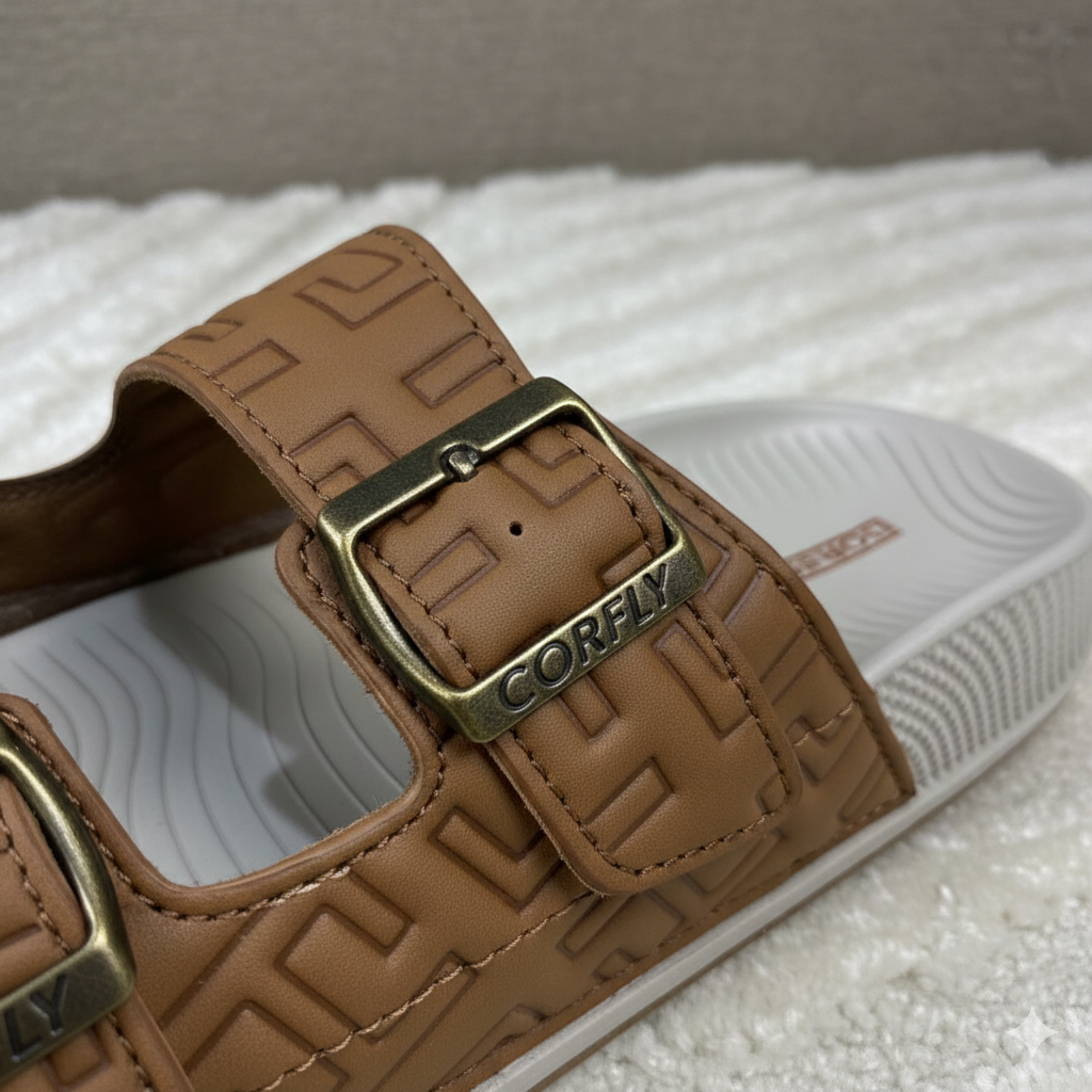 Orthopedic Comfort Recovery Sandals with Adjustable Buckle Straps