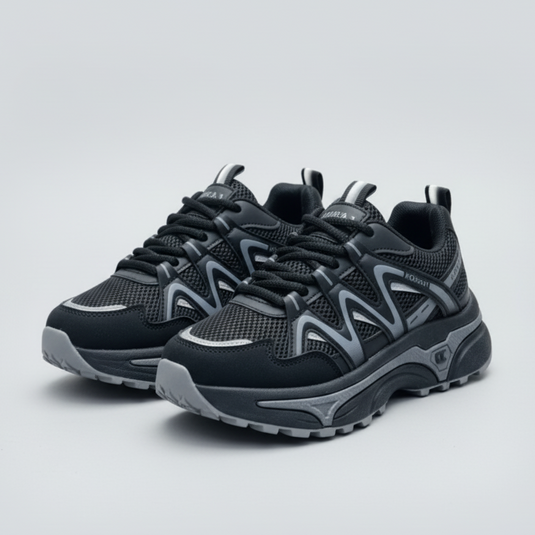 Sneakers en Mesh à Semelle Épais pour Homme : Pour Aller Plus Loin, avec Semelle Antidérapante