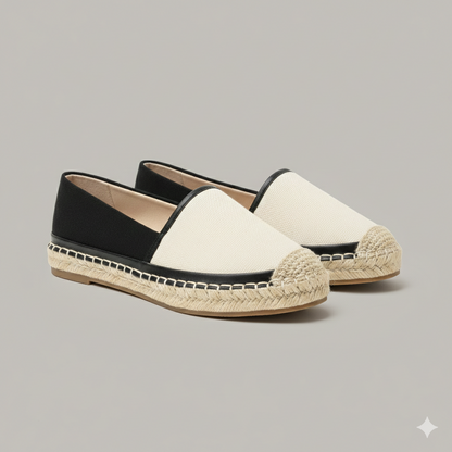 Women’s Classic Espadrille Slip-On Flats – Casual Comfort Shoes