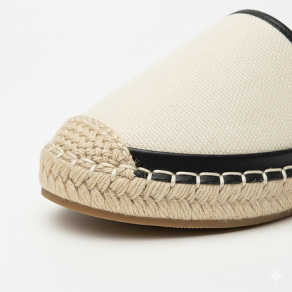 Women’s Classic Espadrille Slip-On Flats – Casual Comfort Shoes