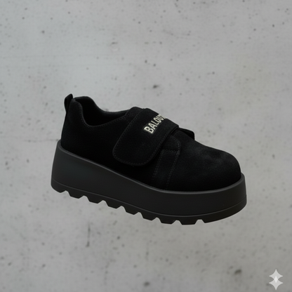Chunky Platform Velcro Shoes – Stylish Comfort with a Modern Edge