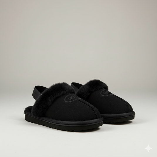 Women's UGG Slingback Clogs – Warm Toes, Elastic Strap