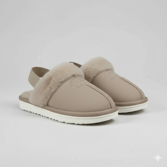 Women's UGG Slingback Clogs – Warm Toes, Elastic Strap