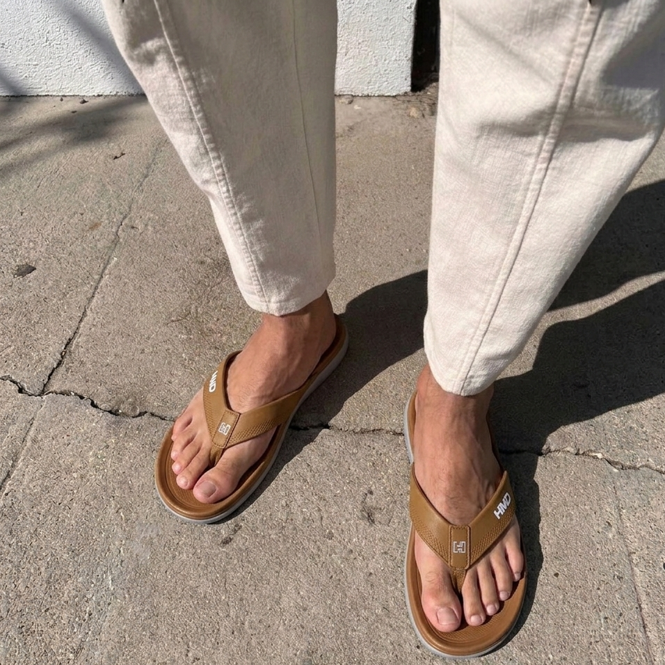 Men’s Comfort Flip-Flop Sandals – Lightweight Casual Slip-Ons