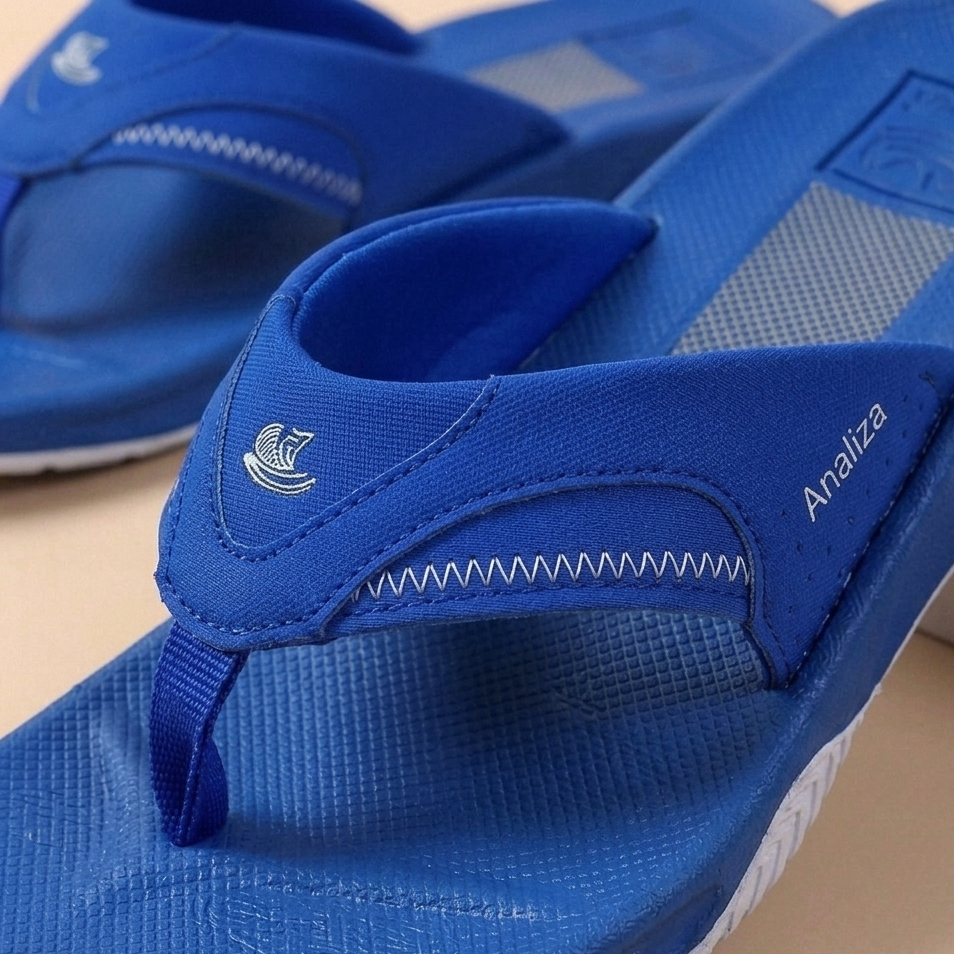 ANALIZA Men’s Comfort Flip Flops – Lightweight Casual Summer Slippers with Air Cushion Sole