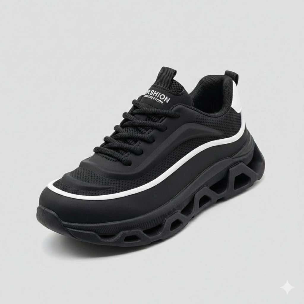 حذاء رياضي رجالي ذو نعل سميك - ارتفاع مبطن، نعل مفتوح