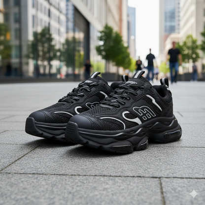 أحذية رياضية رجالية سميكة ذات وسادة هوائية - راحة طوال اليوم، COD MA