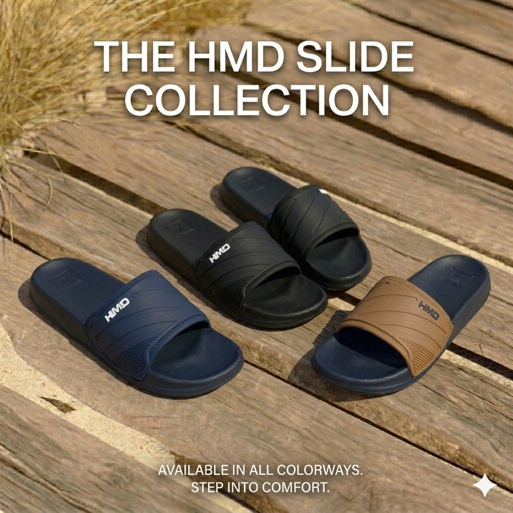 Men’s Comfortable Slip-On Slide Sandals – Lightweight Everyday Casual Slippers