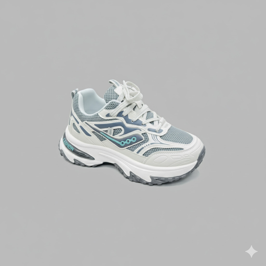 Men's Chunky Mesh Sneakers—Cool Airflow, Cushion Midsole