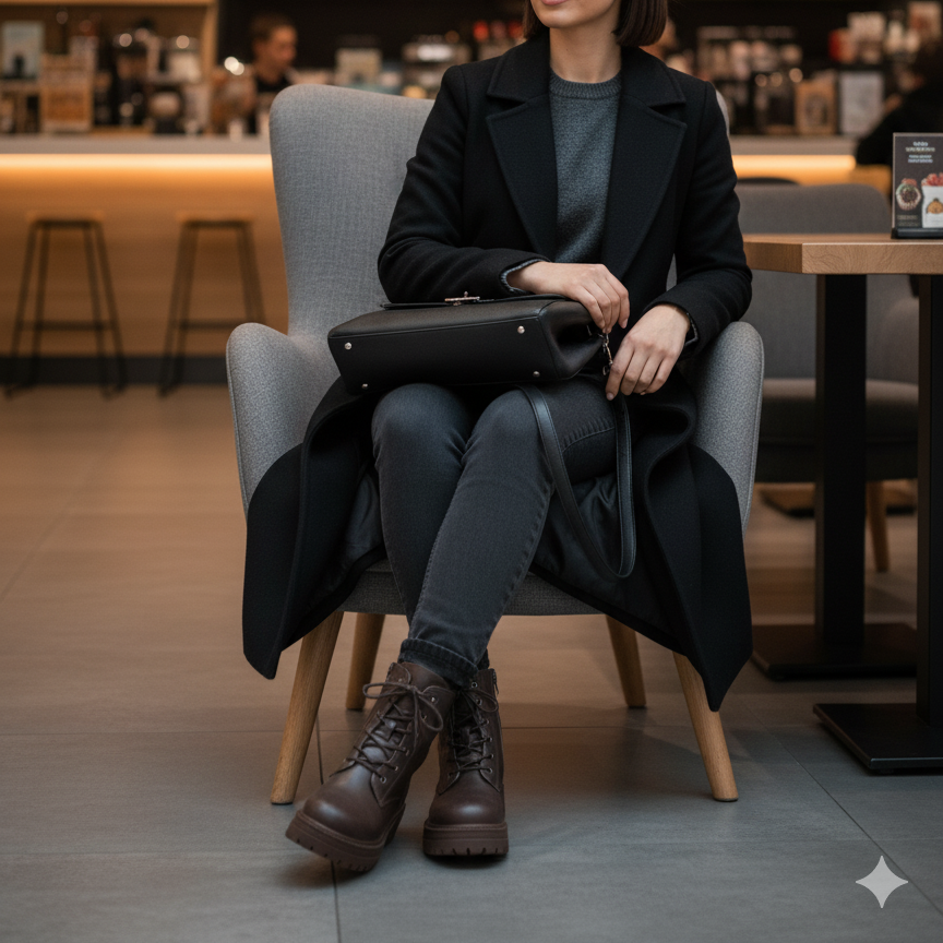 Bottes à semelle crantée pour femmes : antidérapantes, bride MK