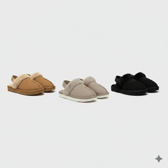 Women's UGG Slingback Clogs – Warm Toes, Elastic Strap