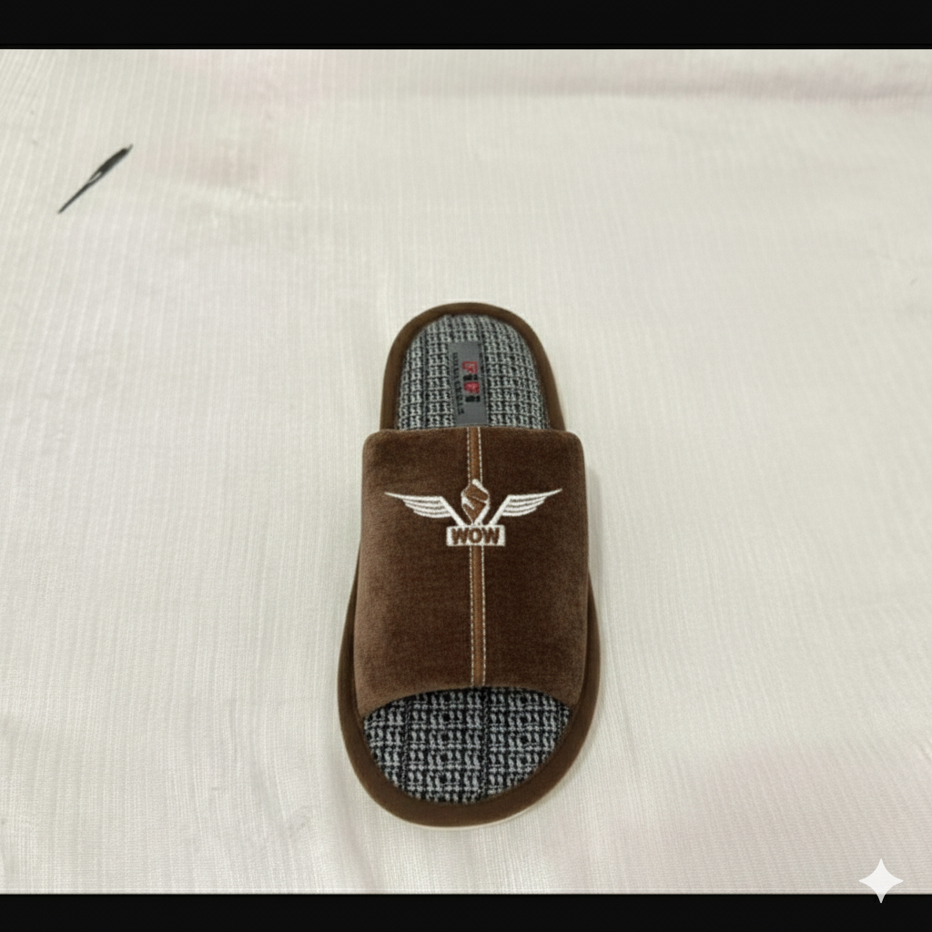 Men’s Warm  Slippers Winter Plush Shoes Soft Comfortable Non-Slip Sole Casual  Slippers for Men