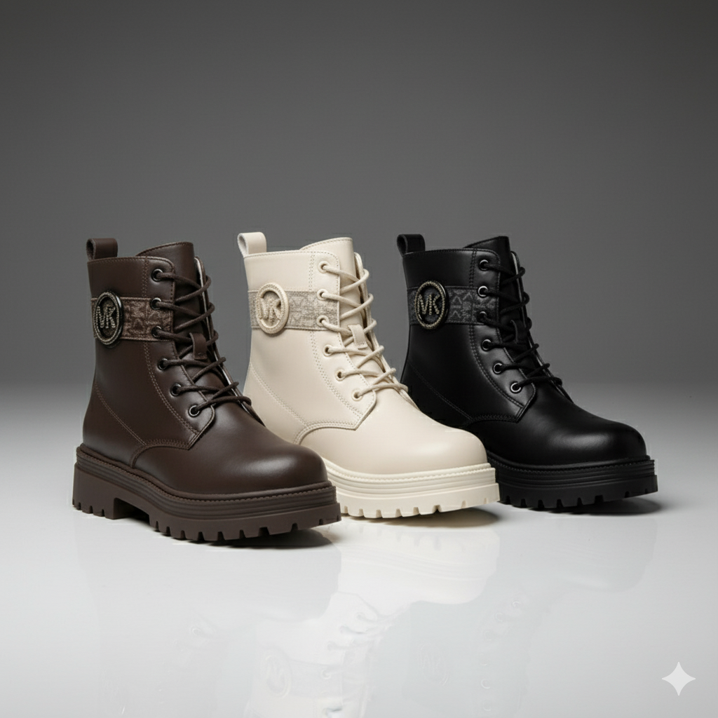 Bottes à semelle crantée pour femmes : antidérapantes, bride MK