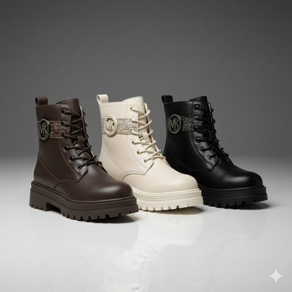 Bottes à semelle crantée pour femmes : antidérapantes, bride MK