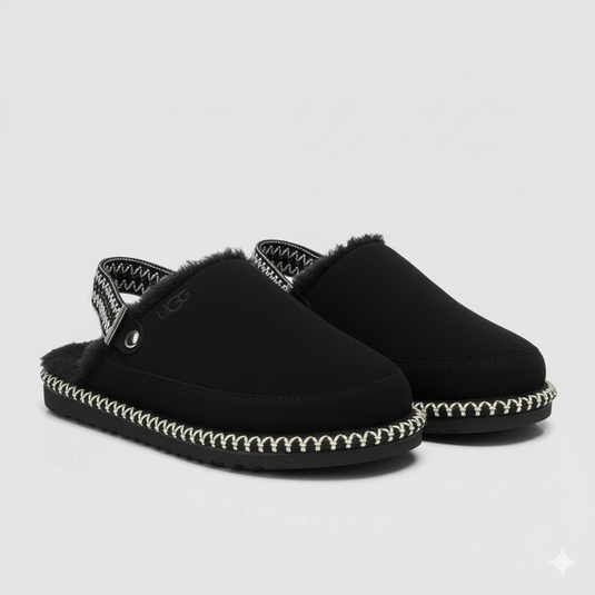 Cozy Slingback Slippers – Fleece-Lined Winter Comfort Shoes