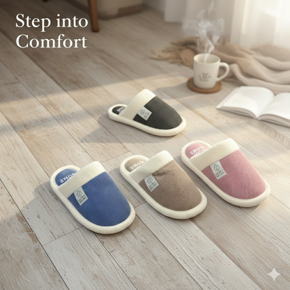 **Soft Comfort Women’s Indoor Slippers – Lightweight, Warm & Easy Slip-On Design**